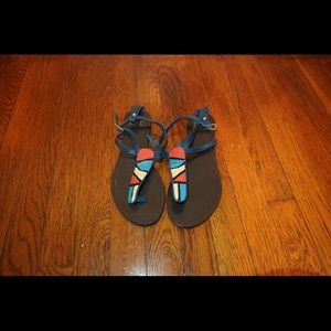 Diane Von Furstenberg thong sandal